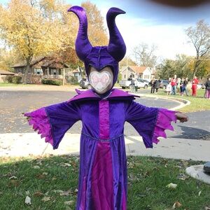 Disney Purple and Pink Maleficent Kids Costume